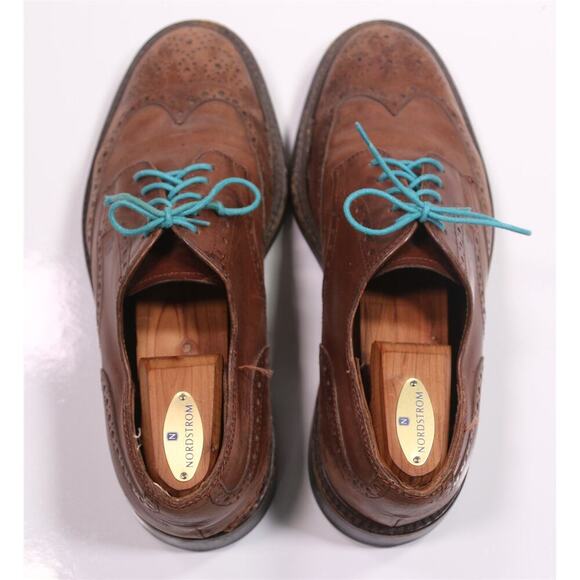 Tod\'s Brown Wingtip Leather Oxford Dress Shoes Men\'s US 9 main image 8